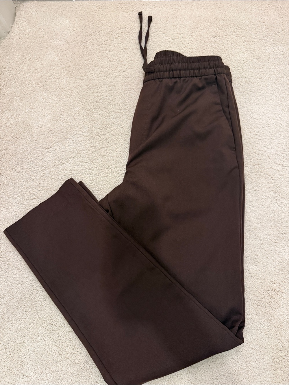 H&M Dark Brown Men's Drawstring Joggers